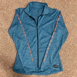 Kerrits Ice Fil lightweight Full zip jacket Blue Sz XS
